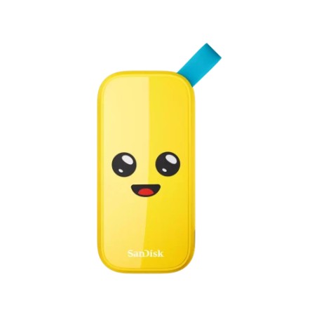SanDisk SDSSDE30-2T00-G25F unidad externa de estado solido 2 TB USB Tipo C 3.2 Gen 2 (3.1 Gen 2) Amarillo