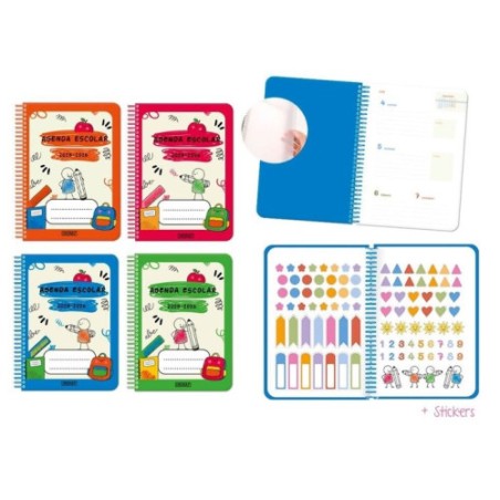 26116-AGENDA ESCOLAR 2025-2026 BACK TO SCHOOL 4o SEMANA VISTA TAPA POLIPROPILENO INGRAF 333352