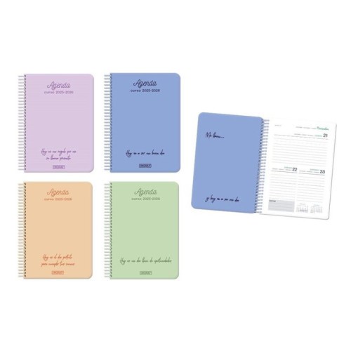 26118-AGENDA ESCOLAR 2025-2026 POSITIVE 4o 2DIA PAGINA TAPA CARTON INGRAF 333357