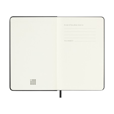 26127-AGENDA 18M 2025-2026 SEMANAL P (9 X 14 CM) NEGRA TAPA DURA MOLESKINE DHB18WN2Y26