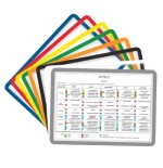 PACK DE 2 MARCO ADHESIVO MAGNETO A3 CON CIERRE MAGNETICO PLATA TARIFOLD 193950