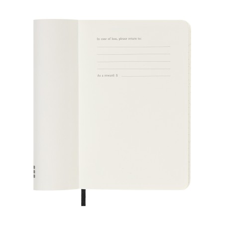 26131-AGENDA 18M 2025-2026 SEMANAL P (9 X 14 CM) NEGRA TAPA BLANDA MOLESKINE DSB18WN2Y26