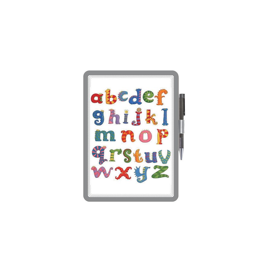 MARCO PORTA NOTAS ADHESIVO MAGNETO A4 CON CIERRE MAGNETICO PLATA TARIFOLD 194110