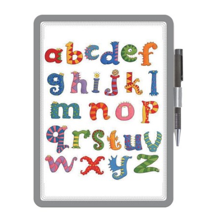 MARCO PORTA NOTAS ADHESIVO MAGNETO A4 CON CIERRE MAGNETICO PLATA TARIFOLD 194110