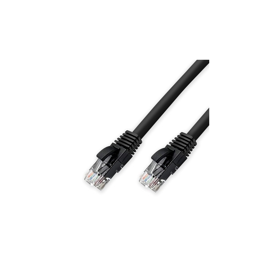 26201-EWENT CABLE CAT.6 U/UTP, CCA, AWG24/1 LSZH NEGRO 3M
