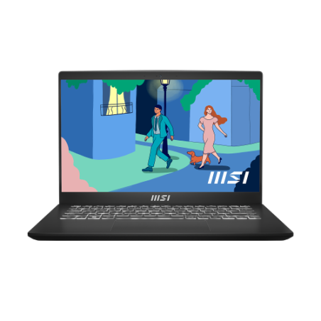 MSI Modern 14 C7M-402XES Ryzen5 8GB 512GB 14 AMD RyzenT 5 7430U Netbook 35,6 cm (14") Full HD DDR4-SDRAM SSD Wi-Fi 6E (802.11ax)