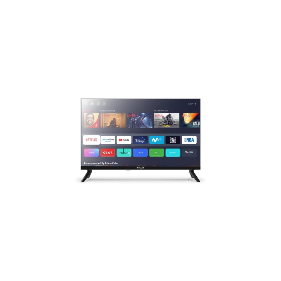 26284-ENGEL TV LED 24"-TDT2/C/S - HD -SMARTV NETFLIX/AMAZON. MODO HOSPITALITY