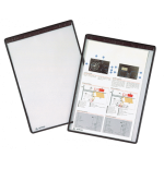 2630-PACK DE 5 FUNDAS MAGNETICA CON MARCO NEGRO TARIFOLD 194607