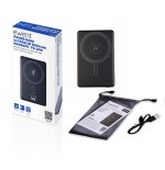 26307-EWENT POWERBANK ULTRASLIM MAGSAFER 5000MAH  PD 20W, 1X USB-C (IN/OUT), 1X USB-A PORT, 104X67X8´55MM, 112GR, BLACK