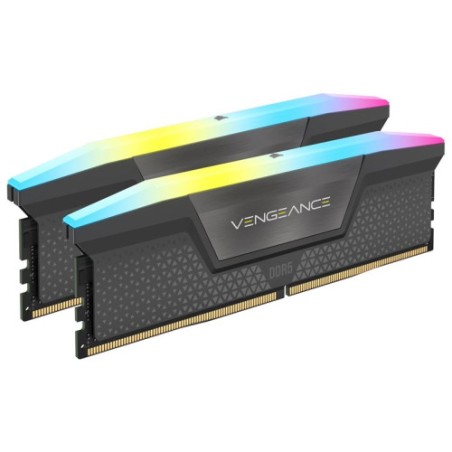 MEMORIA CORSAIR DDR5 64GB 2X32GB PC6000 VENGEANCE RGB CMH64GX5M2B6000Z38
