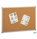 26389-TABLERO ANUNCIOS CORCHO CON MARCO DE ALUMINIO 100X200 CM FAIBO 601-5