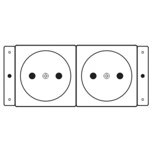 26413-Kramer Electronics TS-2DE toma de corriente