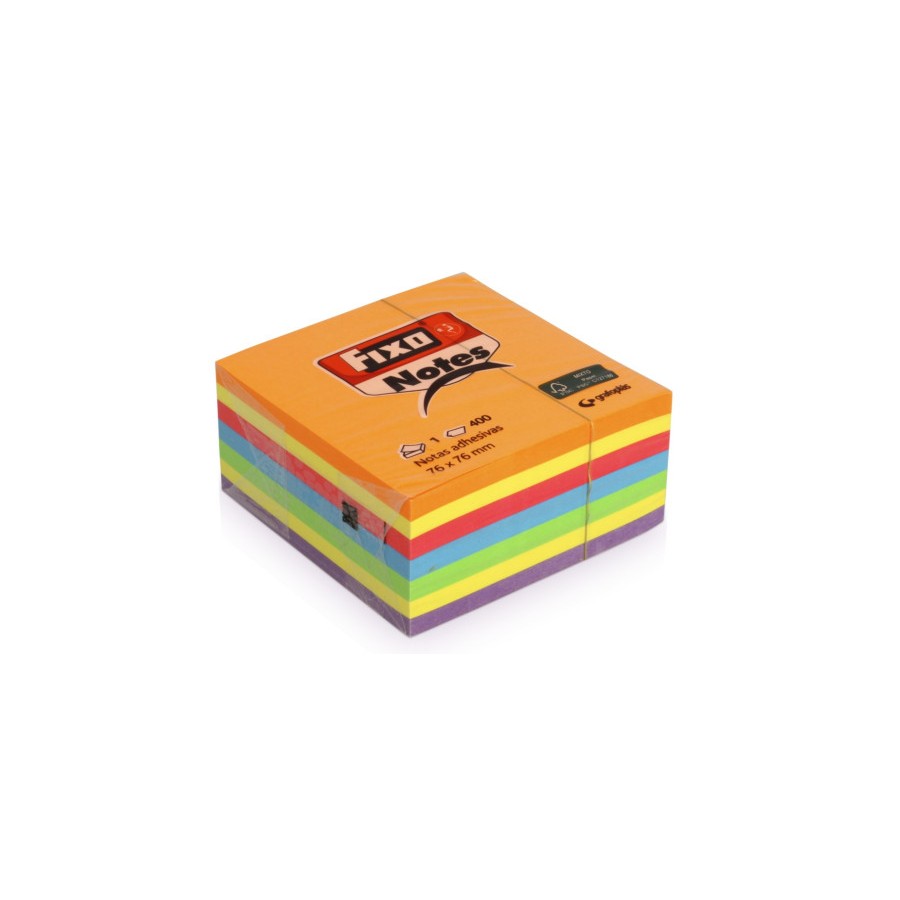 26420-CUBO 400 NOTAS ADHESIVAS 76X76MM NEON FIXO 65005483