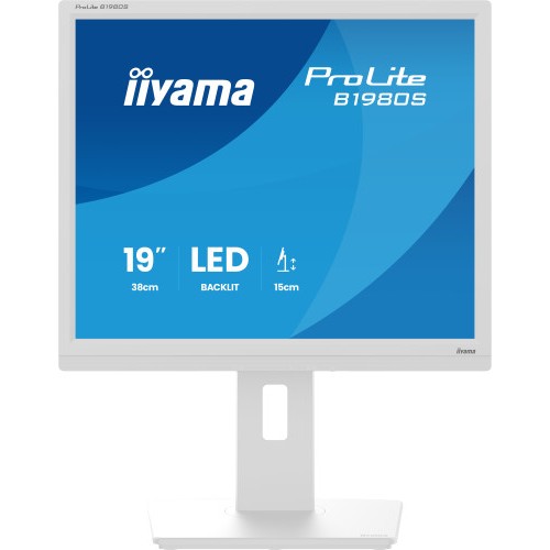 26451-iiyama ProLite B1980S-W1 pantalla para PC 48,3 cm (19") 1280 x 1024 Pixeles SVGA LED Blanco