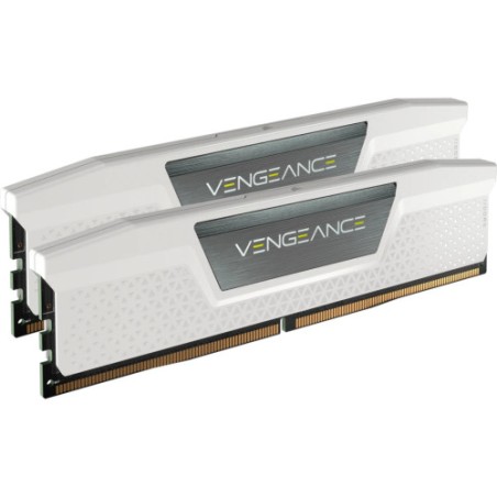 26469-MEMORIA CORSAIR DDR5 32GB 2X16GB PC6400 VENGEANCE BLANCA CMK32GX5M2B6400Z36W