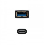 26478-Nanocable USB 3.1, 0.15m cable USB 0,15 m USB 3.2 Gen 2 (3.1 Gen 2) USB A USB C Negro