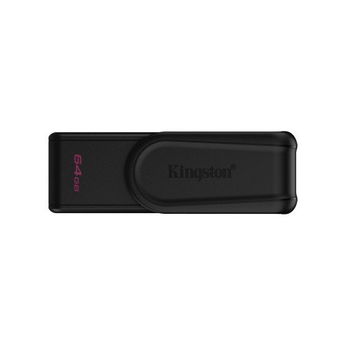 26577-Kingston Technology DataTraveler 64GB Portable USB 3.2 Gen 1 Exodia S (Black/Black)