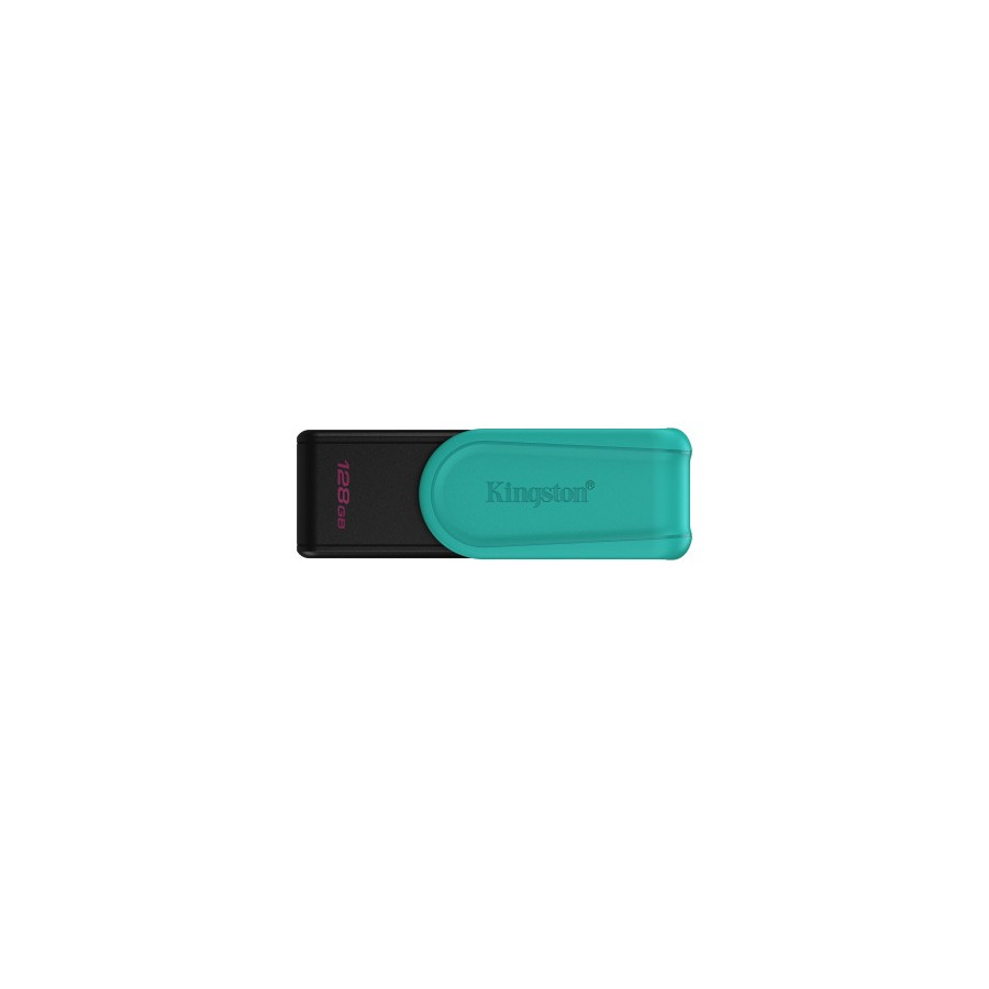 26579-Kingston Technology DataTraveler 128GB Portable USB 3.2 Gen 1 Exodia S (Black/Turquoise)