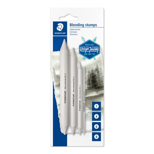 26628-BLISTER CON 4 DIFUMINADORES EN TAMANOS 1, 4, 6 Y 8 STAEDTLER 5426-S BK4