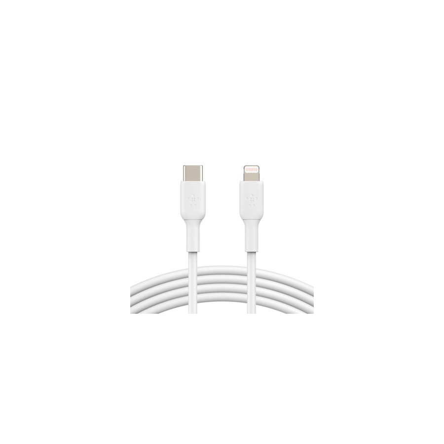 26657-Belkin CAA003BT1MWH cable de conector Lightning 1 m Blanco