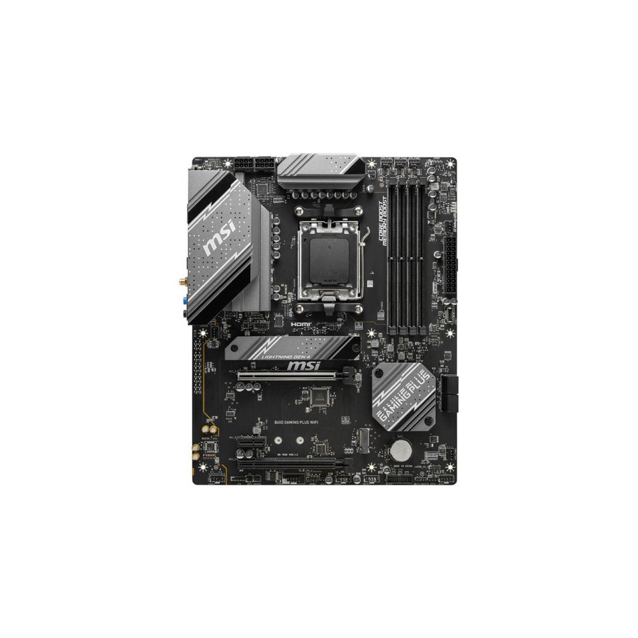 26692-PLACA MSI B650 GAMING PLUS WIFI,AMD,AM5,B650,4DDR5,192GB,HDMI+DP,4SATA3+2M.2,2.5GBE+WIFI6E+BT5.3,11USB3.2,ATX