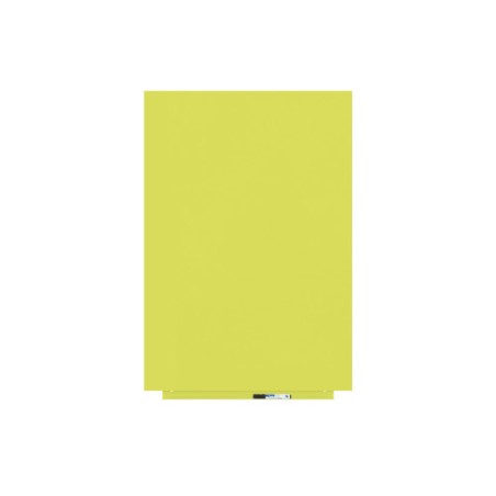 2670-PIZARRA SIN MARCO SKINWHITEBOARD COLOR AMARILLO AZUFRE ESCALA DE AMARILLOS. MEDIDA 75X115CM MAGNETICA MODULAR ROCAD