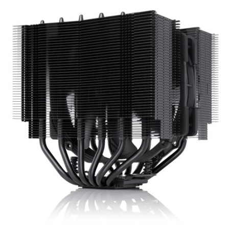 NOCTUA COOLER CPUNOCTUA NH-D15S CHROMAX.BLACK, 6 HEATPIPES DUAL TOWER, 1X NF-A15 140MM FAN PWM, LGA1851, LGA1700, LGA1200, LGA11