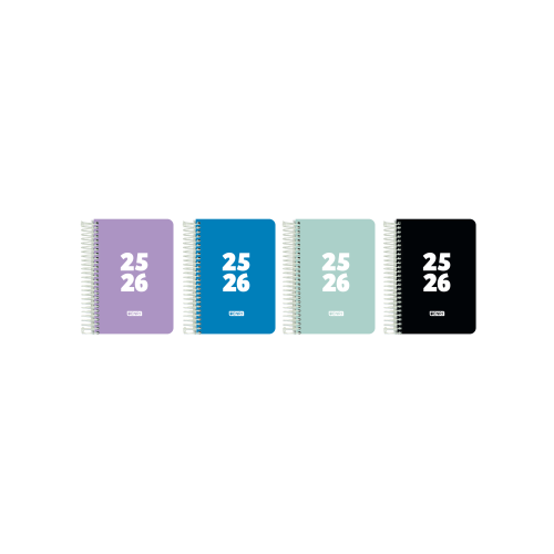 26748-AGENDA ESCOLAR 2025-2026 TEENS TAPA PLASTICO 8o DIA PAGINA ENRI 400195412