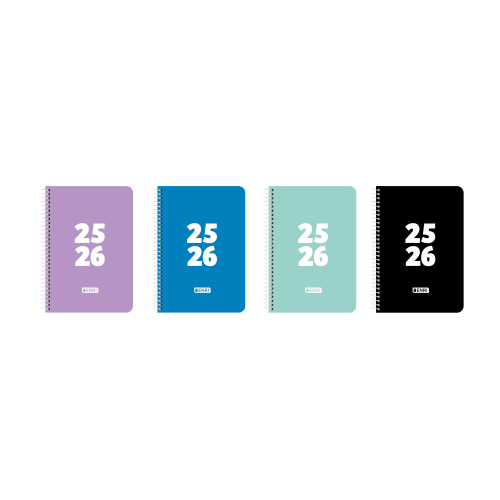 26750-AGENDA ESCOLAR 2025-2026 TEENS TAPA PLASTICO 4o SEMANA VISTA ENRI 400195413
