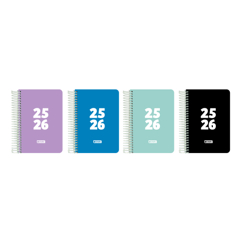 AGENDA ESCOLAR 2025-2026 TEENS TAPA PLASTICO 4o DIA PAGINA ENRI 400195414