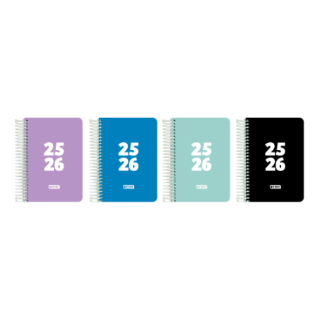 AGENDA ESCOLAR 2025-2026 TEENS TAPA PLASTICO 4o DIA PAGINA ENRI 400195414