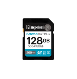 26791-Kingston Technology 128GB SDXC Canvas Go Plus Gen4 200MB/s C10 UHS-I U3 V30