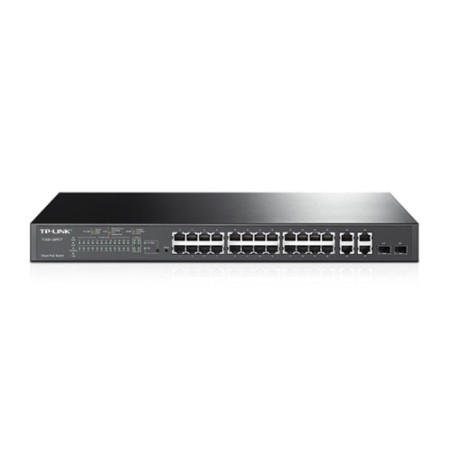 26828-TP-LINK T1500-28PCT Gestionado L2 Fast Ethernet (10/100) Energia sobre Ethernet (PoE) 1U Negro