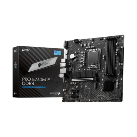26839-MSI PRO B760M-P DDR4 placa base Intel B760 LGA 1700 micro ATX