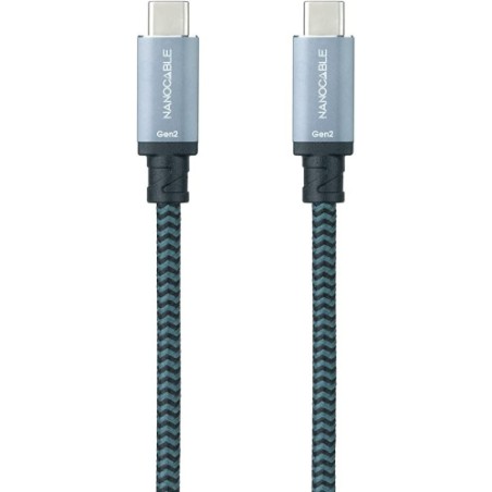 26841-NANOCABLE CABLE USB 3.1 GEN2 10GBPS 5A, 4K/60HZ, USB-C/M-USB
