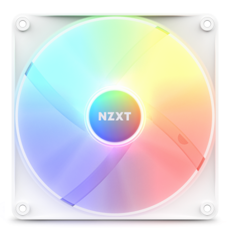 NZXT F140 RGB Core Carcasa del ordenador Ventilador 14 cm Blanco 1 pieza(s)