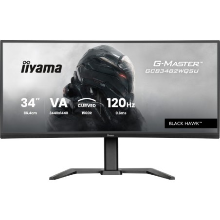 26943-MONITOR IIYAMA G-MASTER GCB3482WQSU-B1, CURVO 34", 120HZ, 500CD