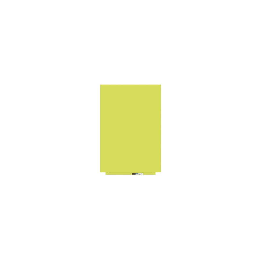 2695-PIZARRA SIN MARCO SKINWHITEBOARD COLOR AMARILLO AZUFRE ESCALA DE AMARILLOS. MEDIDA 100X150CM MAGNETICA MODULAR ROCA