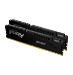 MEMORIA KINGSTON FURY BEAST BLACK DDR5 32GB KIT2 5600MHZ  CL40 KF556C40BBK2-32