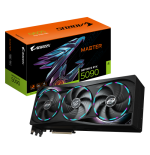 GIGABYTE AORUS GeForce RTX 5090 MASTER 32G Tarjeta Grafica - 32GB GDDR7, 512 bits, PCI-E 5.0, 2655MHz Frecuencia Base, 3 x DP 2.