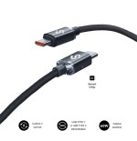27029-SUBBLIM CABLE OPTIMUS 60W C-C 2m BLACK