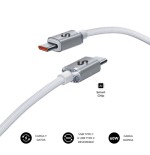 27033-SUBBLIM CABLE OPTIMUS 60W C-C 2m WHITE