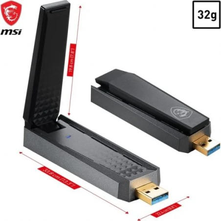 TARJETA DE RED MSI AX1800,WIFI (USB)