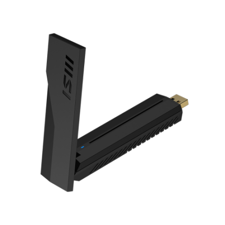 MSI BE6500 WiFi7 USB Stick - Dongle tarjeta y adaptador de interfaz USB 3.2 Gen 1 (3.1 Gen 1)