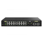 QNAP QSW-M2116P-2T2S switch Gestionado L2 Energia sobre Ethernet (PoE) Negro