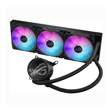 SISTEMA DE REFRIGERACION LIQUIDA ASUS PARA CPU ROG RYUO III 360 ARGB WHT,OLED DE COLOR,AURA SYNC RGB,VENTILADORES DE RADIADOR RO