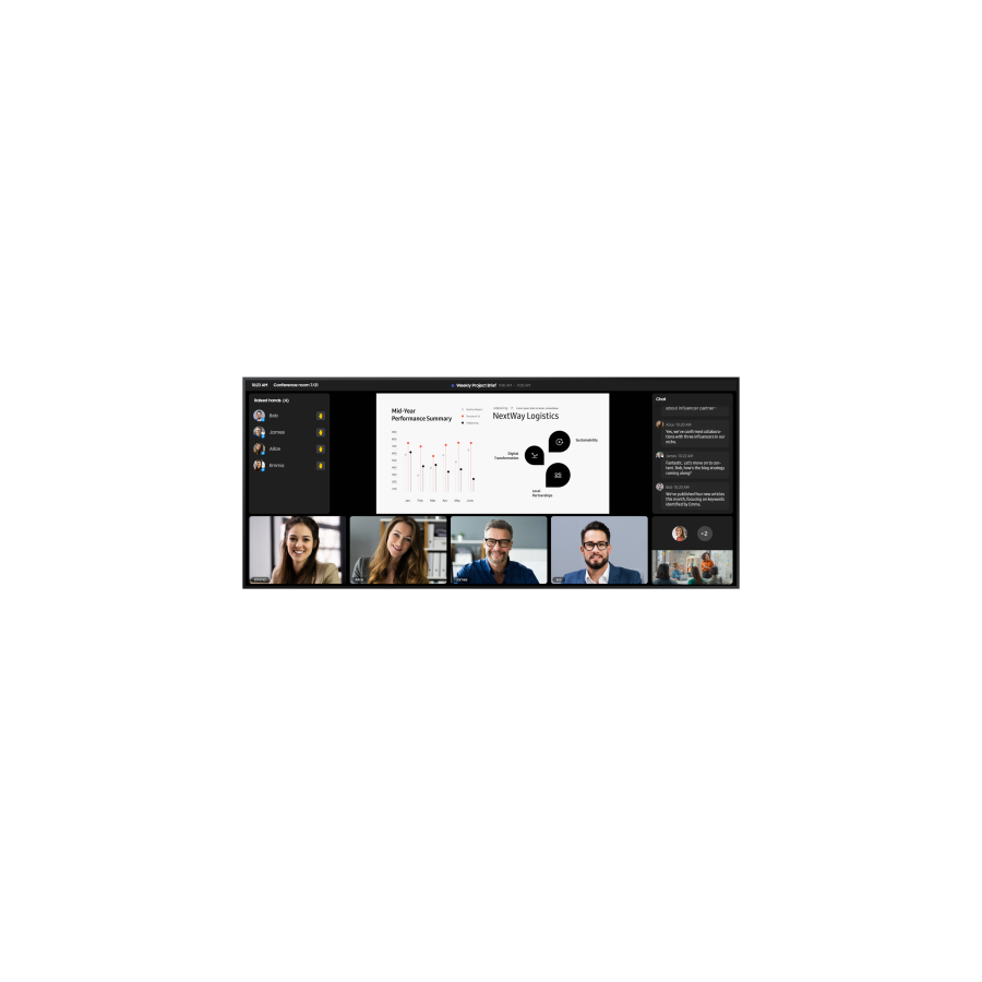 Samsung LH105QPD5BGXEN pantalla de senalizacion 2,67 m (105") Wifi 500 cd / m2 5K Ultra HD Negro Tizen 7.0 24/7