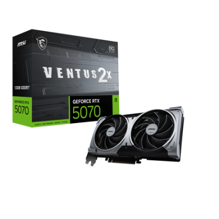 27195-MSI GeForce RTX 5070 12G VENTUS 2X OC NVIDIA 12 GB GDDR7
