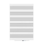 PIZARRA SKINMUSIC 100X150CM LACADA BLANCO PENTAGRAMA ROCADA 6421RM