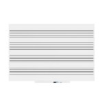 2723-PIZARRA SKINMUSIC 100X150CM LACADA BLANCO PENTAGRAMA HORIZONTAL ROCADA 6421RMH